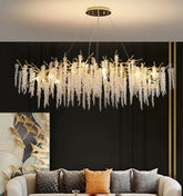Wisteria Flower Crystal Chandelier